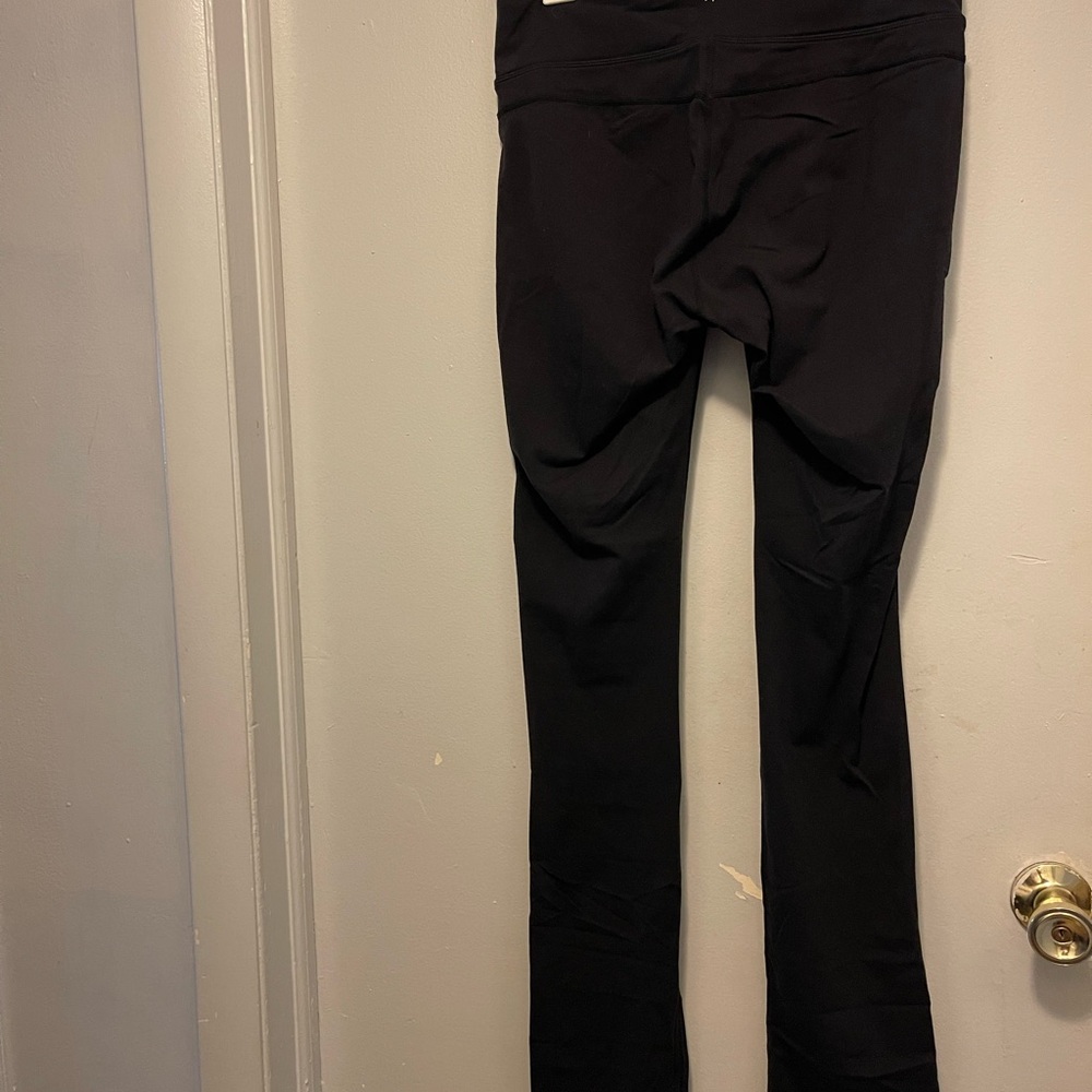 Athleta Elation high waist Black straight leg Leggings